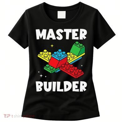 Master Builder Building Blocks Brick Toy Master Builder Women's T-Shirt