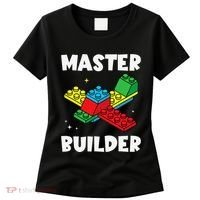 Master Builder Building Blocks Brick Toy Master Builder Women's T-Shirt thumb 0