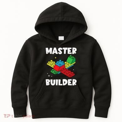 Master Builder Building Blocks Brick Toy Master Builder Kids Hoodie