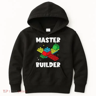 Master Builder Building Blocks Brick Toy Master Builder Kids Hoodie