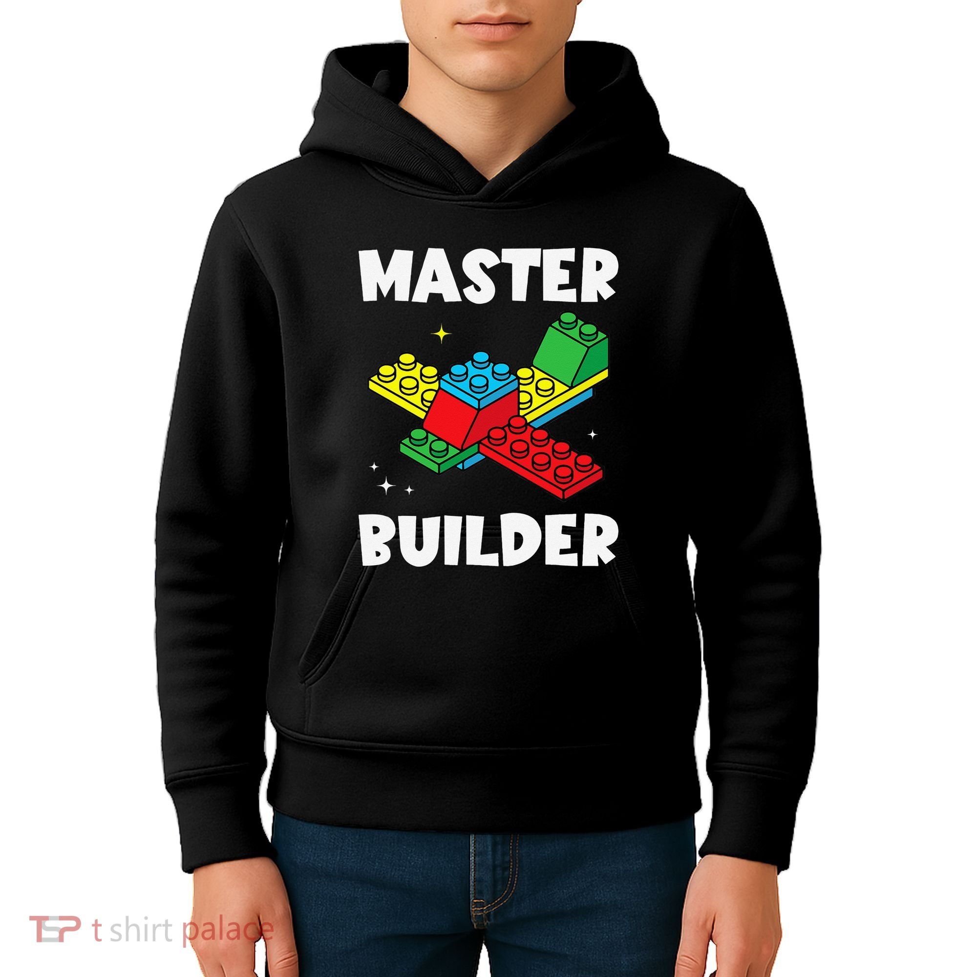 Master Builder Building Blocks Brick Toy Master Builder Kids Hoodie