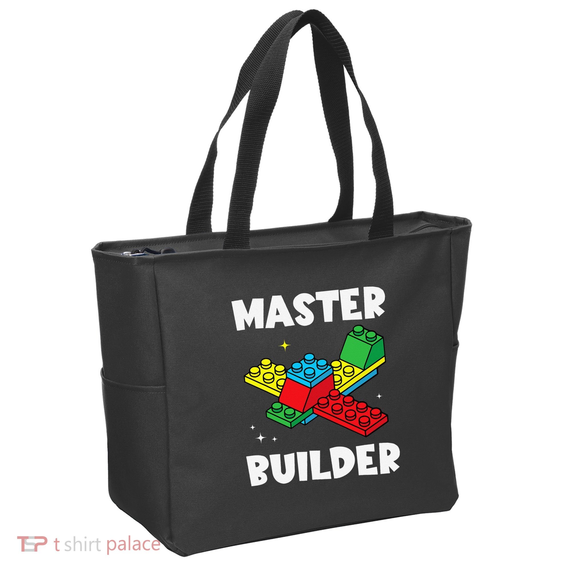 Master Builder Building Blocks Brick Toy Master Builder Tote Bag