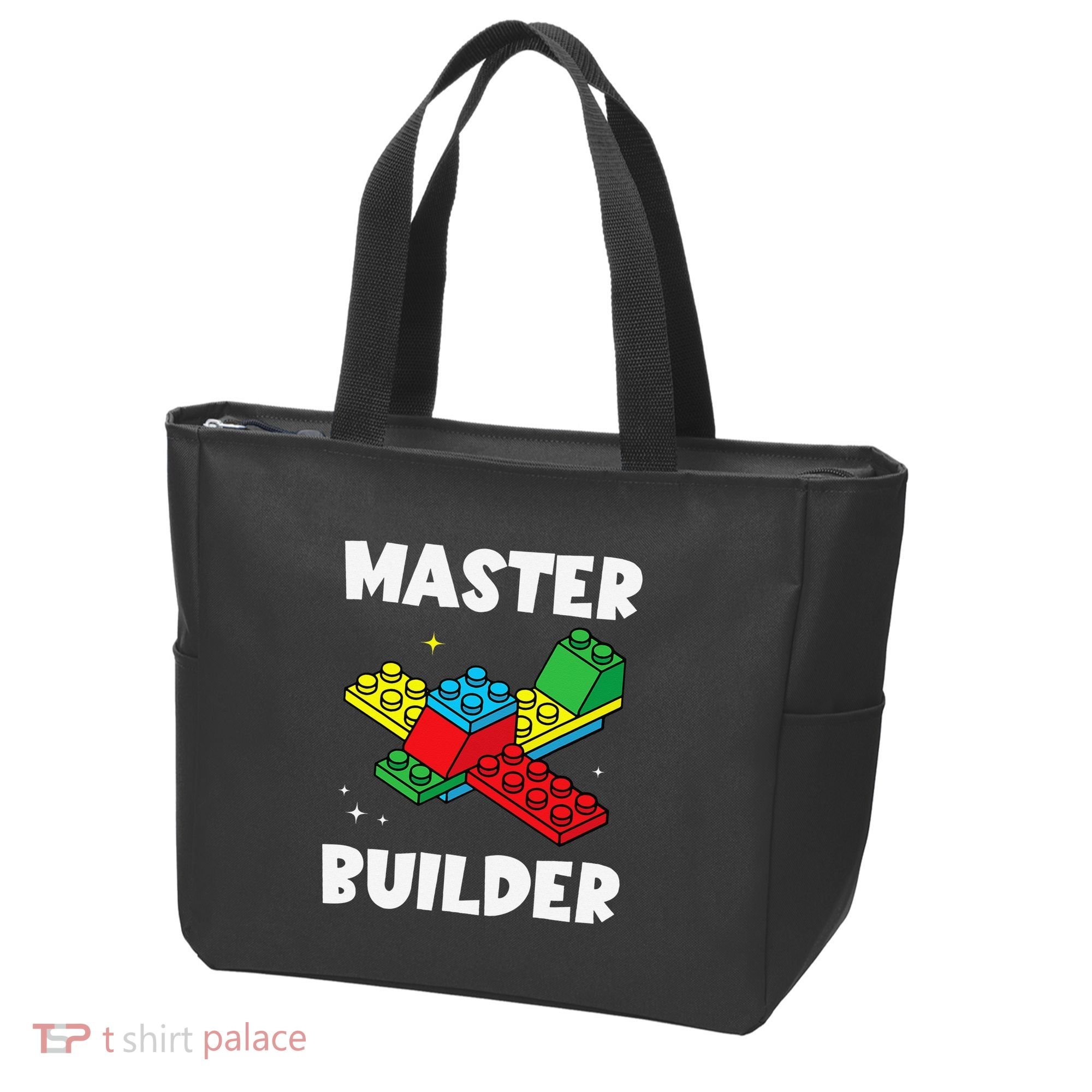Master Builder Building Blocks Brick Toy Master Builder Tote Bag