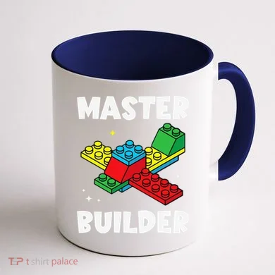 Master Builder Building Blocks Brick Toy Master Builder Coffee Mug back