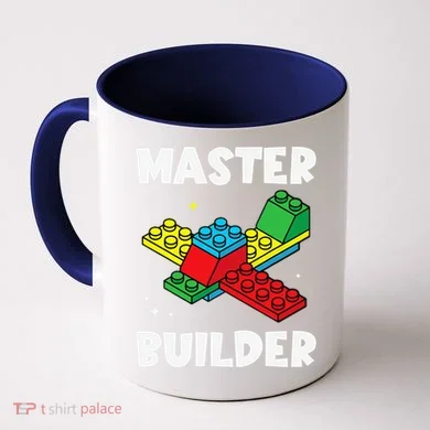 Master Builder Building Blocks Brick Toy Master Builder Coffee Mug