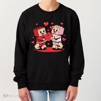 Master Builder Block Brick Building Couple Valentines Day Women's Sweatshirt thumb 0