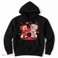 Master Builder Block Brick Building Couple Valentines Day Hoodie thumb 0