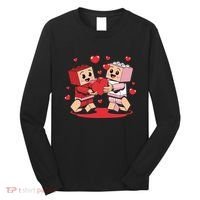 Master Builder Block Brick Building Couple Valentines Day Long Sleeve Shirt thumb 0