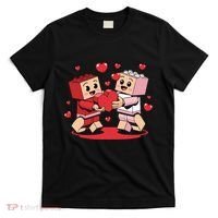 Master Builder Block Brick Building Couple Valentines Day T-Shirt thumb 0