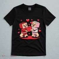 Master Builder Block Brick Building Couple Valentines Day T-Shirt thumb 5