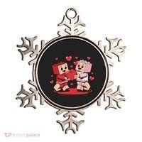 Master Builder Block Brick Building Couple Valentines Day Ornament thumb 0