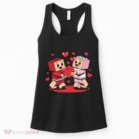 Master Builder Block Brick Building Couple Valentines Day Women's Tank Top thumb 0