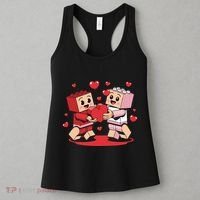 Master Builder Block Brick Building Couple Valentines Day Women's Tank Top thumb 3