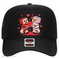 Master Builder Block Brick Building Couple Valentines Day Hat thumb 0