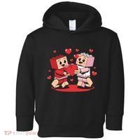 Master Builder Block Brick Building Couple Valentines Day Toddler Hoodie thumb 0