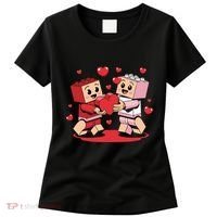 Master Builder Block Brick Building Couple Valentines Day Women's T-Shirt thumb 0