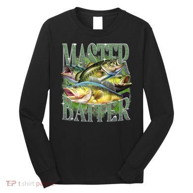 Master Baiter Bass Fishing Long Sleeve Shirt
