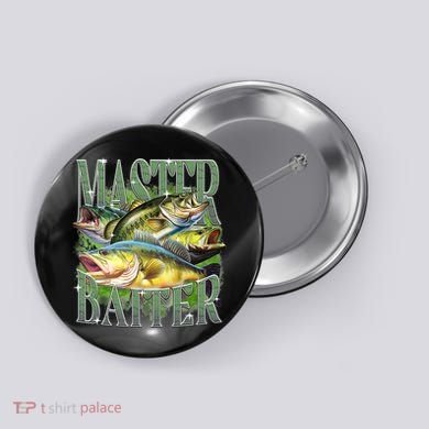 Master Baiter Bass Fishing Button