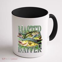 Master Baiter Bass Fishing Coffee Mug thumb 1