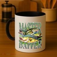 Master Baiter Bass Fishing Coffee Mug thumb 4