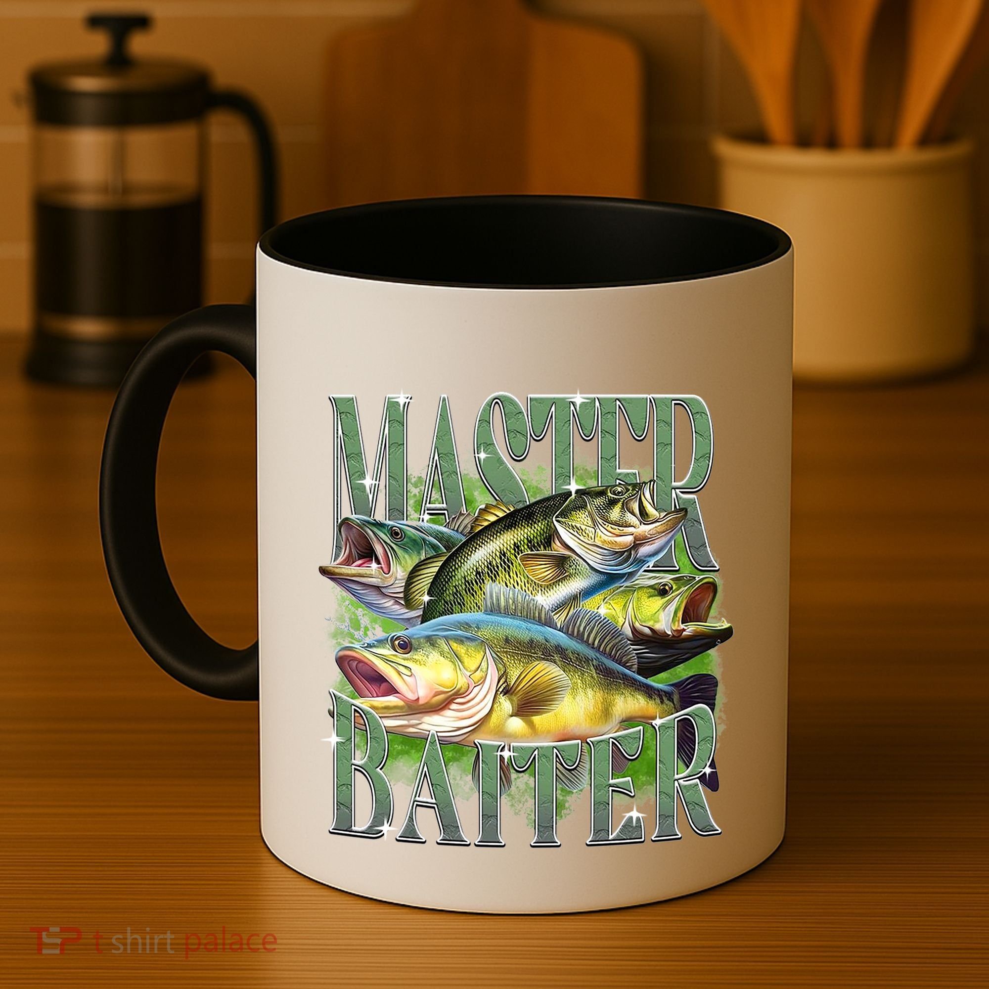 Master Baiter Bass Fishing Coffee Mug