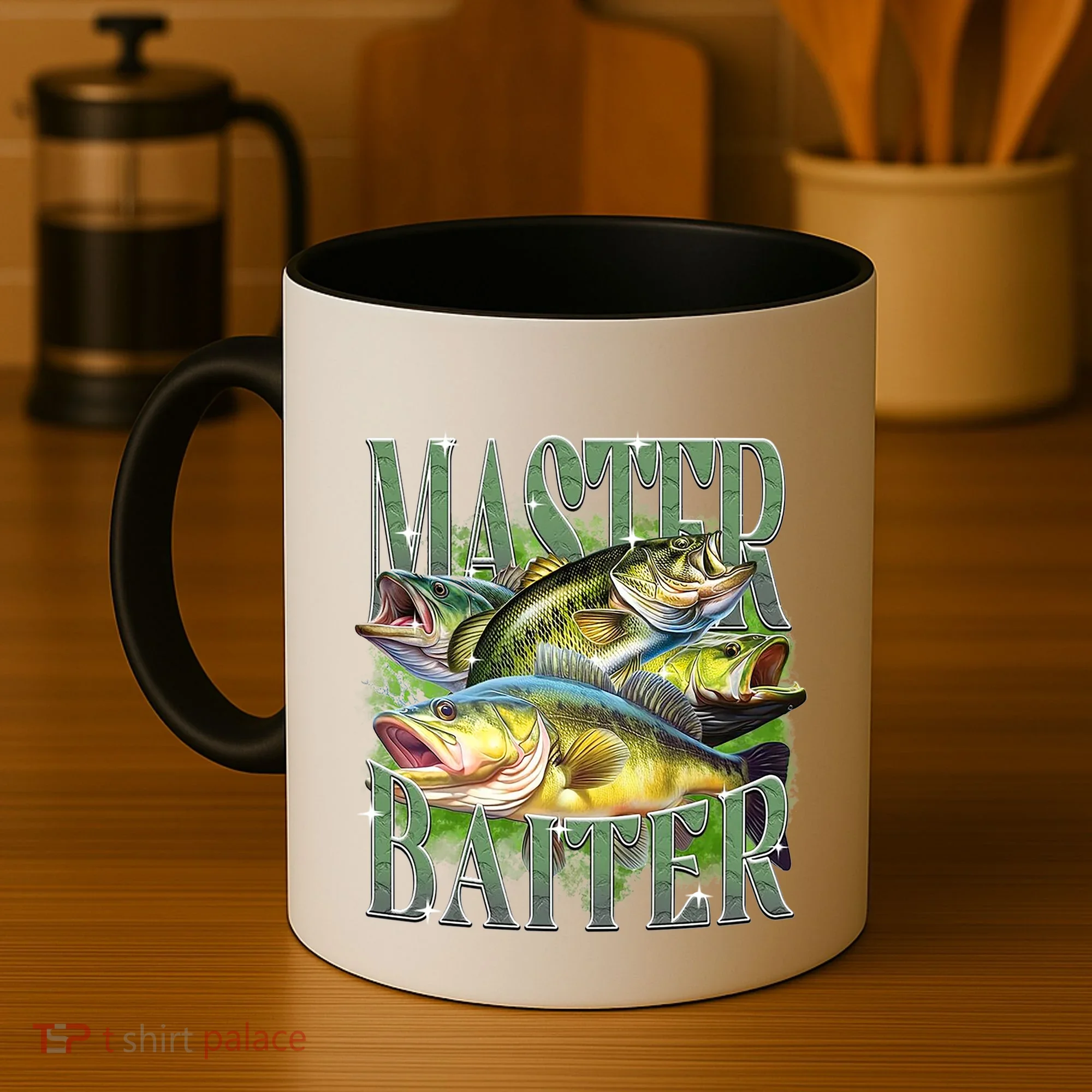 Master Baiter Bass Fishing Coffee Mug