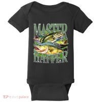 Master Baiter Bass Fishing Baby Bodysuit thumb 0