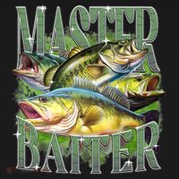 Master Baiter Bass Fishing Baby Bodysuit thumb 2