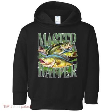 Master Baiter Bass Fishing Toddler Hoodie