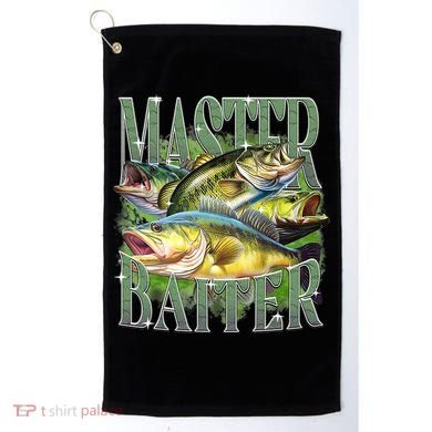 Master Baiter Bass Fishing Golf Towel