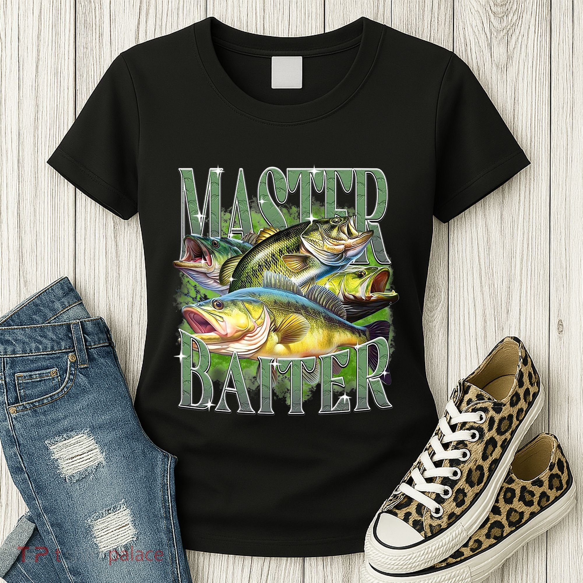 Master Baiter Bass Fishing Women's T-Shirt