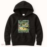 Master Baiter Bass Fishing Kids Hoodie thumb 0