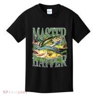 Master Baiter Bass Fishing Kids T-Shirt thumb 0
