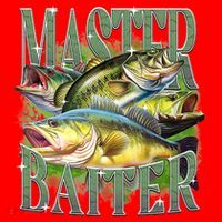 Master Baiter Bass Fishing Santa Hat thumb 1