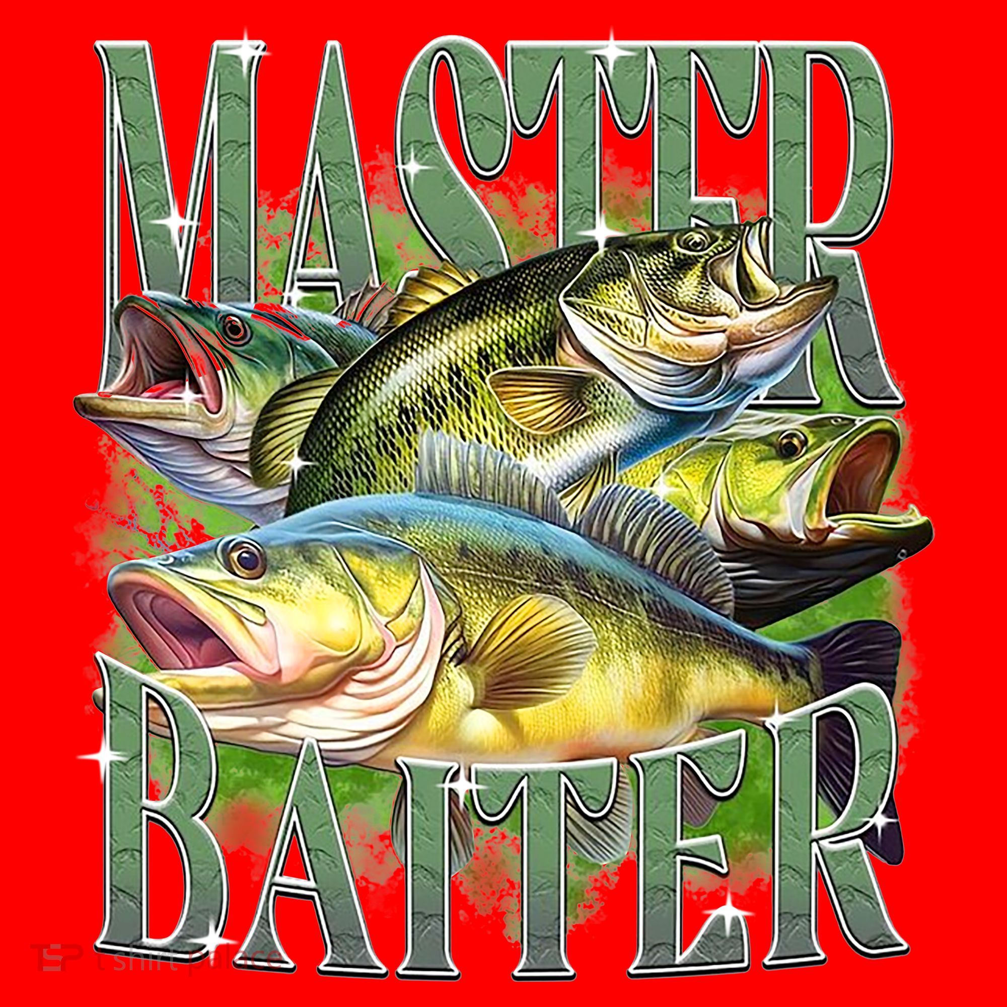 Master Baiter Bass Fishing Santa Hat