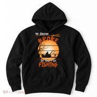 My Broom Broke So Now I Go Fishing Hoodie thumb 0