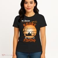 My Broom Broke So Now I Go Fishing Women's T-Shirt thumb 4