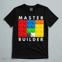 Master Builder Building Blocks Brick Builders Toys Present T-Shirt thumb 5