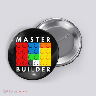 Master Builder Building Blocks Brick Builders Toys Present Button