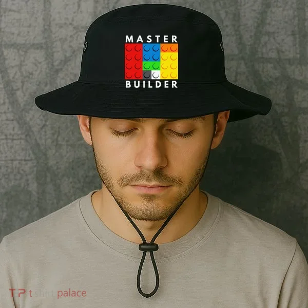 Master Builder Building Blocks Brick Builders Toys Present Bucket Hat