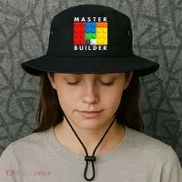 Master Builder Building Blocks Brick Builders Toys Present Bucket Hat thumb 3