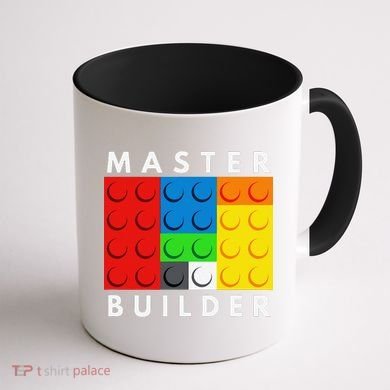 Master Builder Building Blocks Brick Builders Toys Present Coffee Mug back