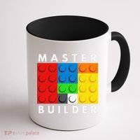 Master Builder Building Blocks Brick Builders Toys Present Coffee Mug thumb 1