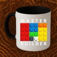 Master Builder Building Blocks Brick Builders Toys Present Coffee Mug thumb 2
