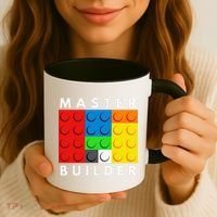 Master Builder Building Blocks Brick Builders Toys Present Coffee Mug thumb 3