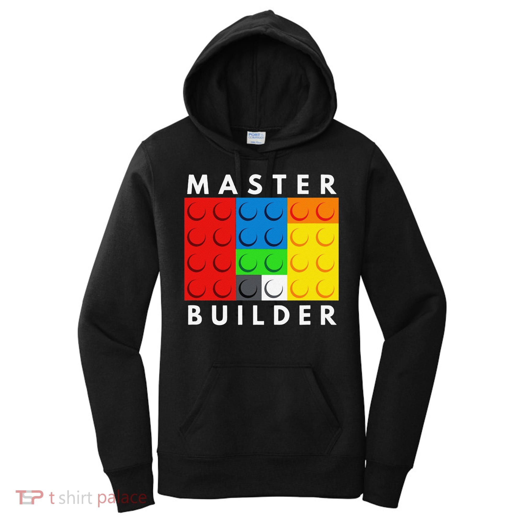 Master Builder Building Blocks Brick Builders Toys Present Women's Hoodie