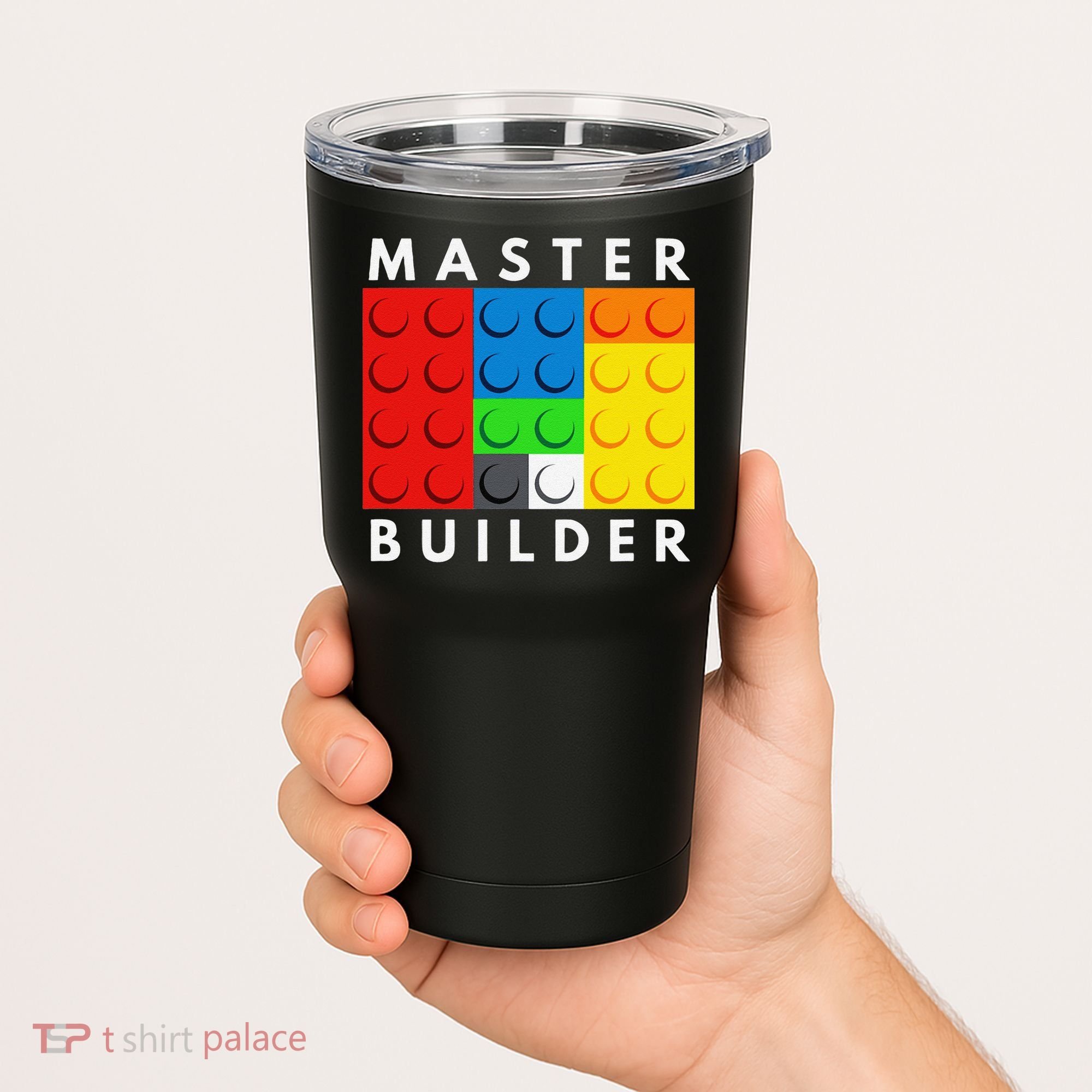 Master Builder Building Blocks Brick Builders Toys Present Tumbler