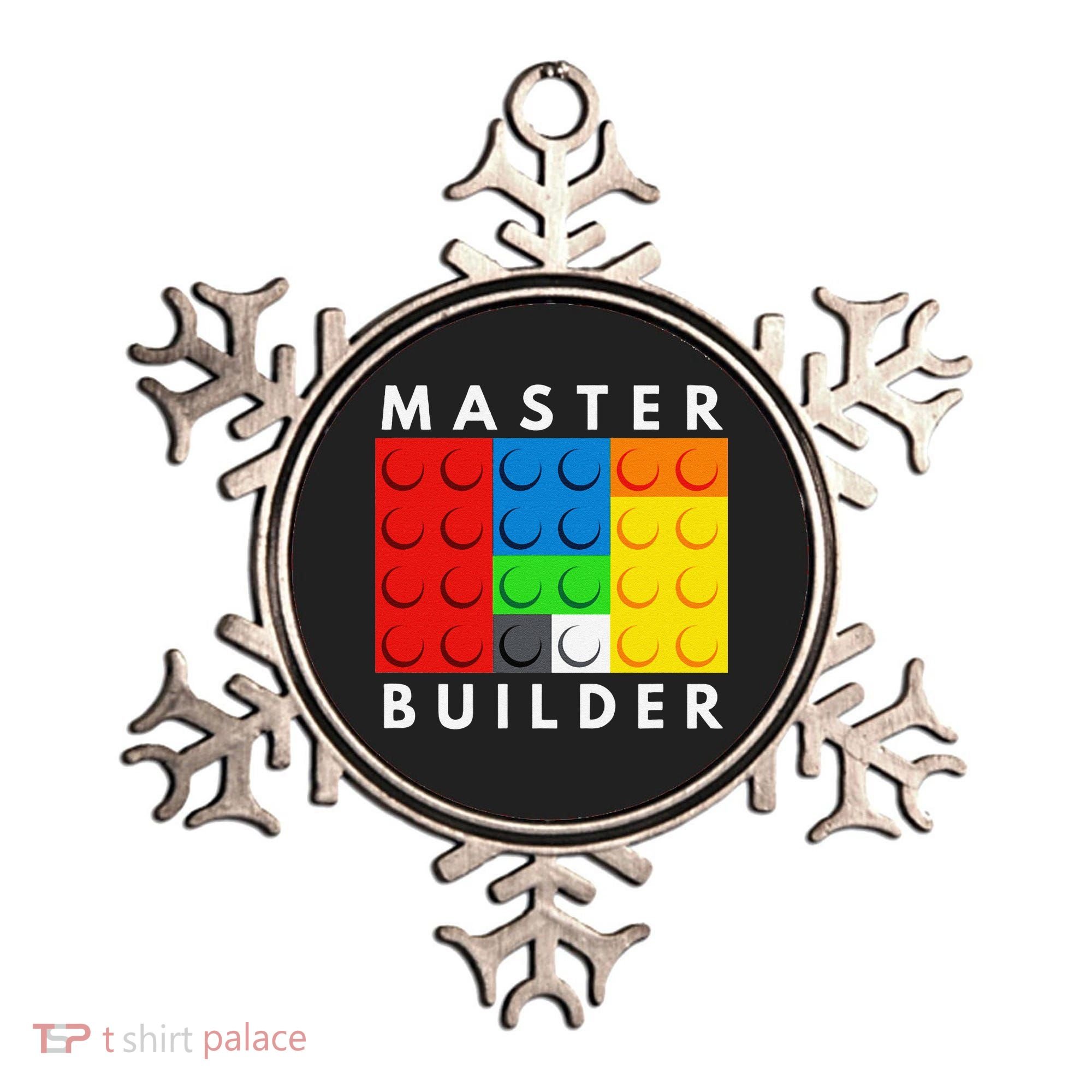 Master Builder Building Blocks Brick Builders Toys Present Ornament