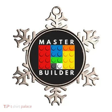Master Builder Building Blocks Brick Builders Toys Present Ornament