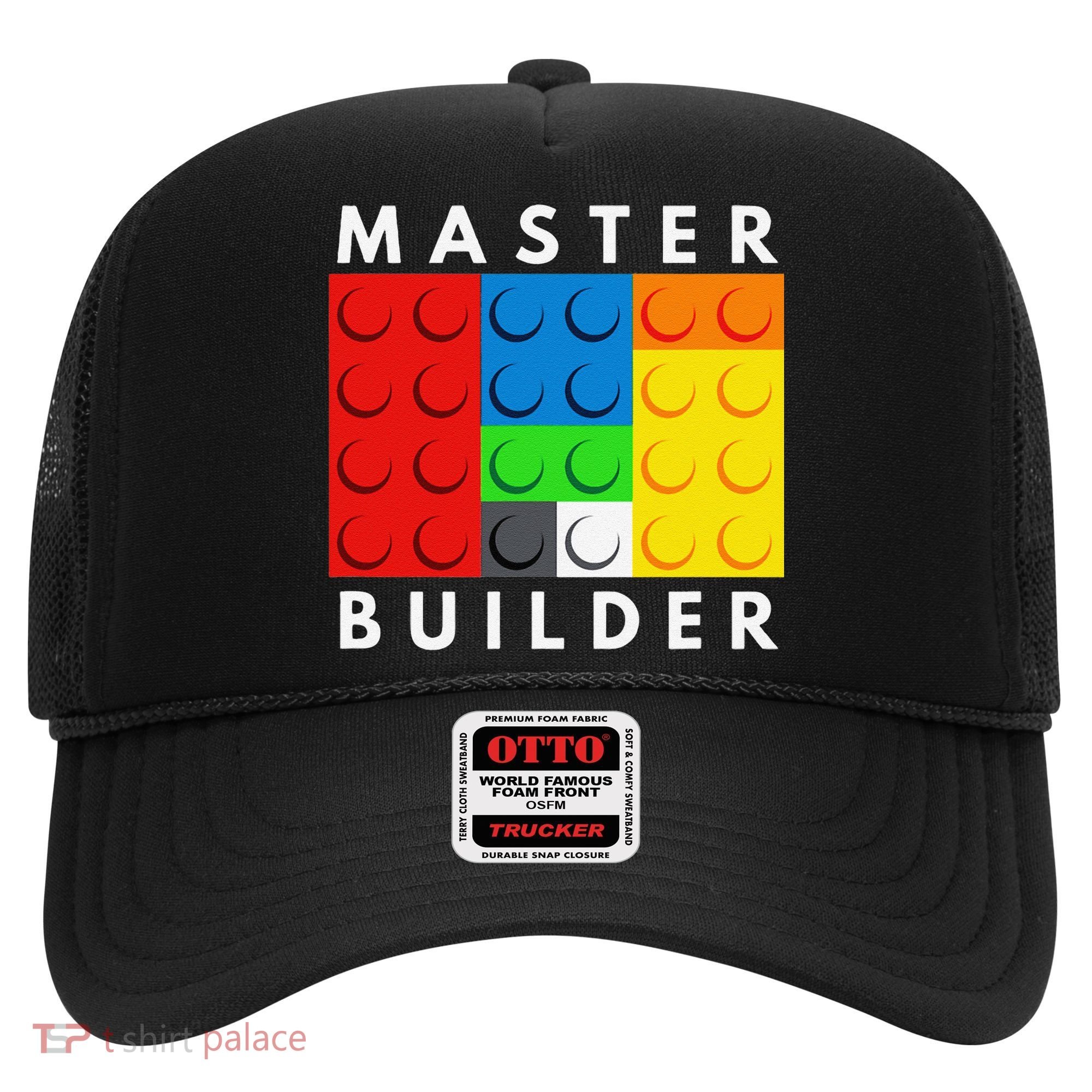 Master Builder Building Blocks Brick Builders Toys Present Hat